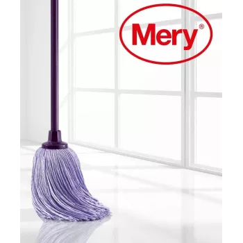 MERY Αντικαταστάσιμη κεφαλή βούρτσας μικροΐνας La Original 22cm 168gr με λαβή βούρτσας 140cm