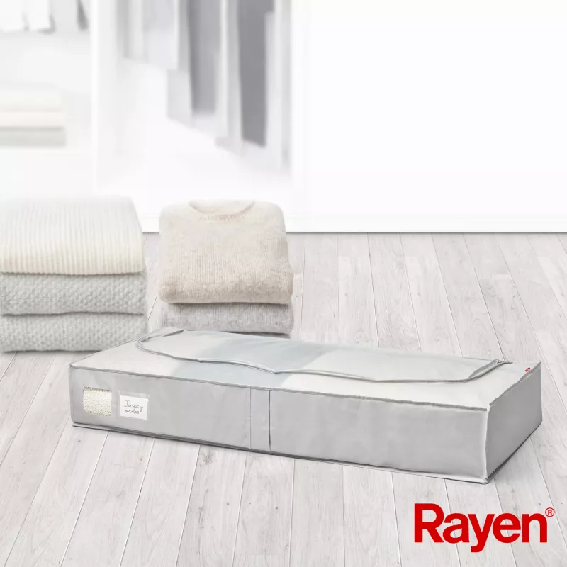 RAYEN Premium Κουτί ρούχων γκρι 103x16x45cm