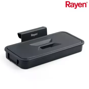 RAYEN Βάση σακούλας απορριμμάτων για πόρτα ντουλαπιού 24,5 x 13,5 x 5,5 cm