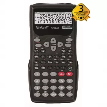 REBELL RE-SC2040 BX επιστημονικός υπολογιστής τσέπης, 240 λειτουργίες, LCD 2 σειρών, μαύρος