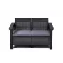 KETER Καναπές Κήπου Διθέσιος Corfu Love Seat γκρι