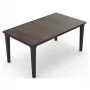 Keter Futura Τραπέζι Φαγητού Κήπου Deco Γραφίτης/Καρυδί 29216482533