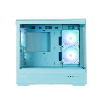 Zalman P30 V2, mATX Mini-Tower Κουτί PC, 3 x 120mm Ανεμιστήρες ARGB, Μέντα