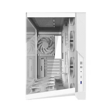 Zalman D40 White ATX Mid-Tower κουτί με 7 ανεμιστήρες ARGB και σκληρυμένο γυαλί