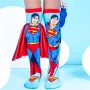 MADMIA παιδικές κάλτσες μέχρι το γόνατο Superman μανδύας χέρι 3D DC Comics / Ms001