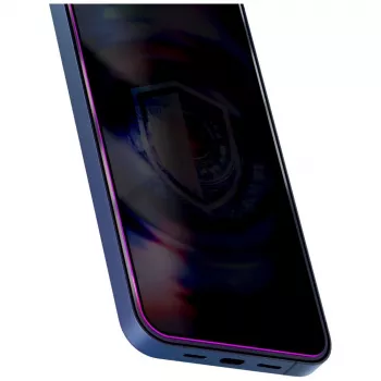 3MK HardGlass MaxPrivacy γυαλί απορρήτου με εφαρμογέα για Samsung Galaxy S25 Ultra μαύρο