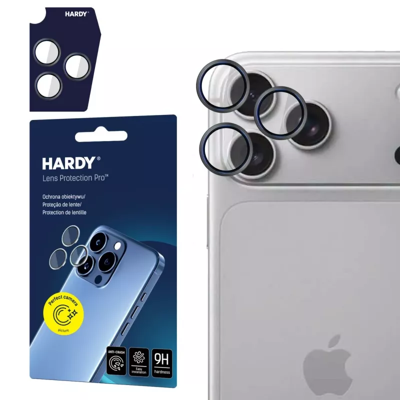 3MK PROTECTION Apple iPhone 18 Pro / 18 Pro Max – HARDY Lens Protection Pro μαύρο