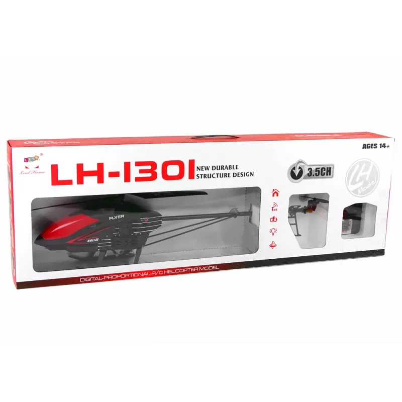 LEAN TOYS LH-1301 2,4G τηλεχειριζόμενο ελικόπτερο μαύρο