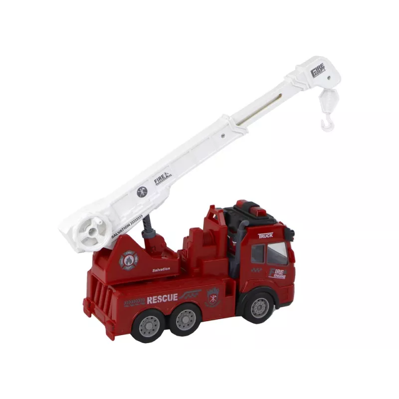 LEAN TOYS πυροσβεστικό με γερανό τηλεχειριζόμενο μοντέλο