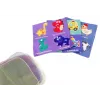 LEAN TOYS Μαλακό κουτί χαρτομάντιλων με 6 υφάσματα και 3 θορυβώδη πολύχρωμα μαντήλια