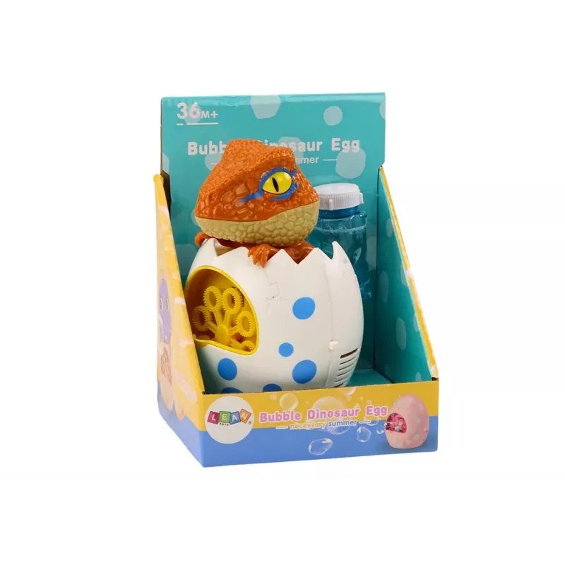 LEAN TOYS Μηχανή σαπουνόφουσκων δεινοσαύρων σε υγρό αυγό