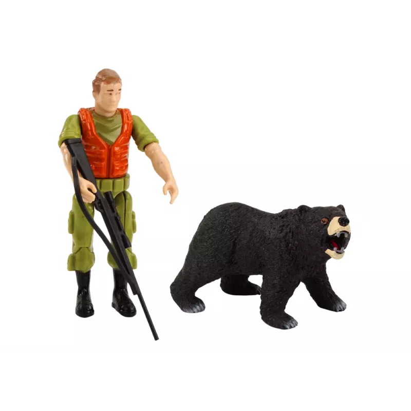 LEAN TOYS Offroad όχημα κυνηγιού Hunter Bear με φως και ήχο μπεζ