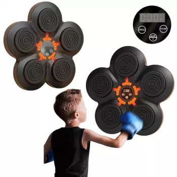 LEAN TOYS Μουσικό μηχάνημα box Bluetooth επιτοίχιο πίνακα LED φώτα