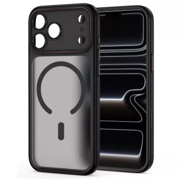TECH-PROTECT MAGCAM MAGSAFE IPHONE 17 PRO / 18 PRO ΜΑΤ ΜΑΥΡΟ/ΚΟΚΚΙΝΟ