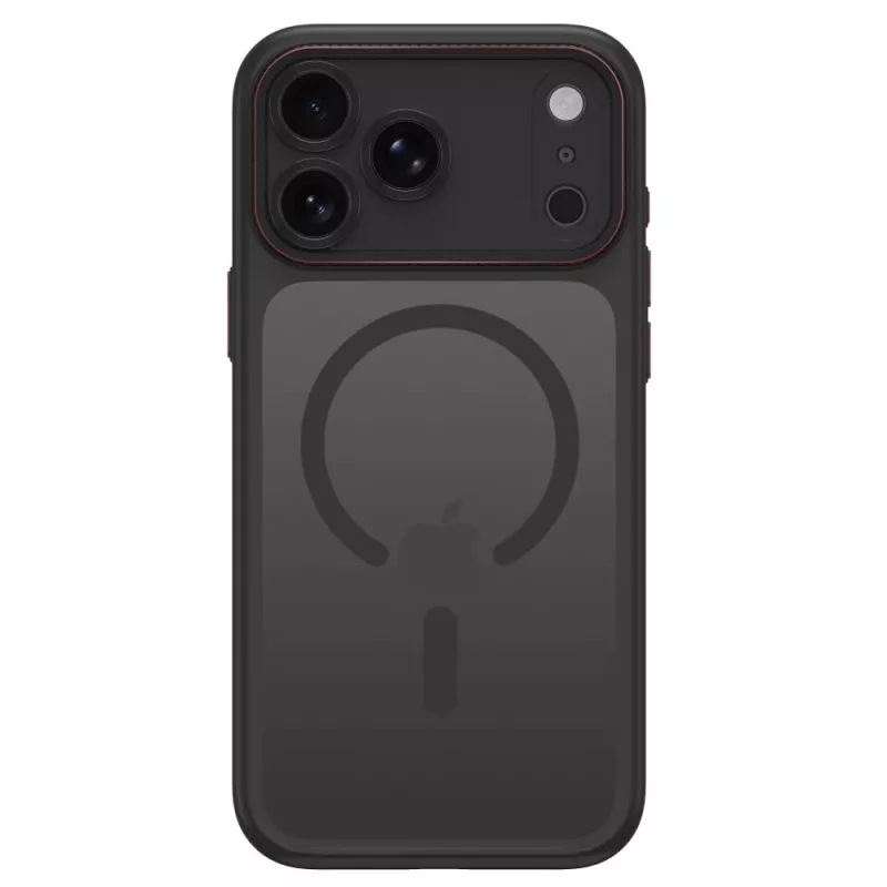 TECH-PROTECT MAGCAM MAGSAFE IPHONE 17 PRO / 18 PRO ΜΑΤ ΜΑΥΡΟ/ΚΟΚΚΙΝΟ