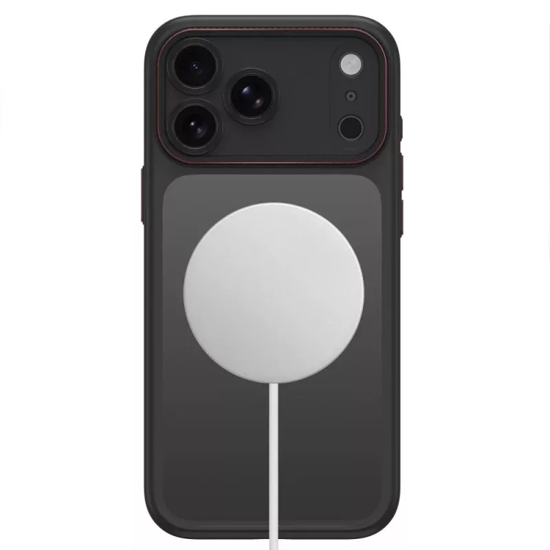 TECH-PROTECT MAGCAM MAGSAFE IPHONE 17 PRO / 18 PRO ΜΑΤ ΜΑΥΡΟ/ΚΟΚΚΙΝΟ
