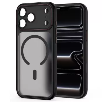 TECH-PROTECT MAGCAM MAGSAFE IPHONE 17 PRO MAX / 18 PRO MAX μαύρο/κόκκινο ματ
