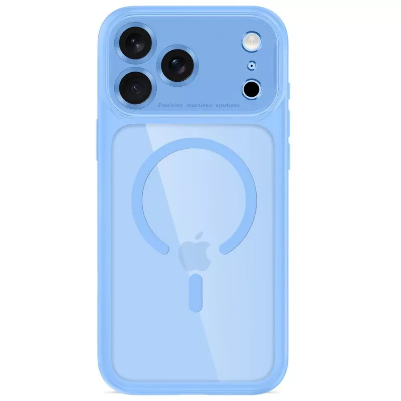 TECH-PROTECT MAGPEAK MAGSAFE CC IPHONE 17 PRO / 18 PRO ανοιχτό μπλε/διαφανές