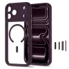 TECH-PROTECT MAGPEAK MAGSAFE CC IPHONE 17 PRO MAX / 18 PRO MAX σκούρο κεράσι/διαφανές