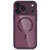 TECH-PROTECT MAGPEAK MAGSAFE CC IPHONE 17 PRO MAX / 18 PRO MAX σκούρο κεράσι/διαφανές