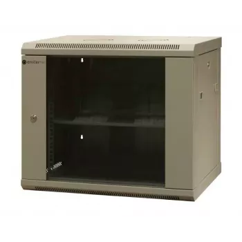 EMITER EM/AS6409X 9U Ερμάριο δικτύου τοίχου 600x450x500 mm με πόρτα από σκληρυμένο γυαλί