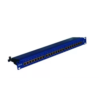 EMITERNET PATCH PANEL 19 ίντσες 24xRJ45 STP CAT.5E (1U) μπλε DCN/PPFA674BKS248C5E