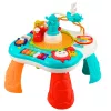 LEAN TOYS Τραπέζι μάθησης Διαδραστικό μουσικό πάνελ πιάνο 2 σε 1 τιρκουάζ