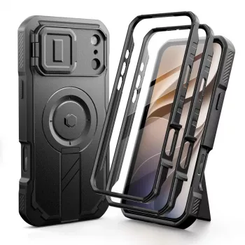 TECH-PROTECT KEVLAR MAGSAFE 2-SET IPHONE 17 PRO / 18 PRO ΜΑΥΡΟ