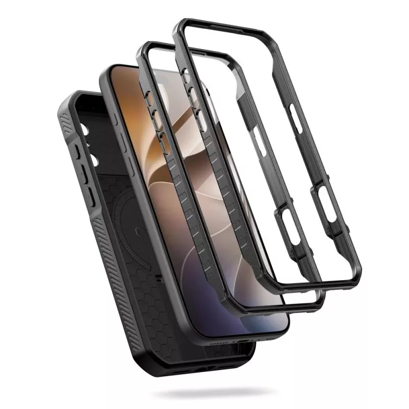 TECH-PROTECT KEVLAR MAGSAFE 2-SET IPHONE 17 PRO / 18 PRO ΜΑΥΡΟ