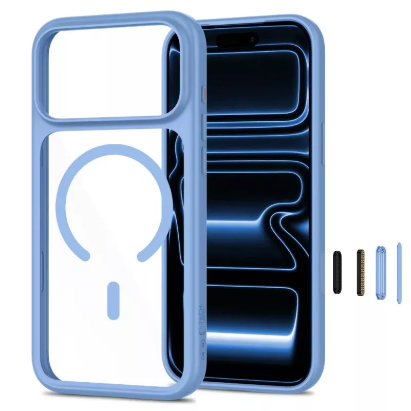 TECH-PROTECT MAGONE MAGSAFE CC + GLAS 2ER-PACK IPHONE 17 PRO / 18 PRO ΑΝΟΙΧΤΟ ΜΠΛΕ/ΔΙΑΦΑΝΕΣ