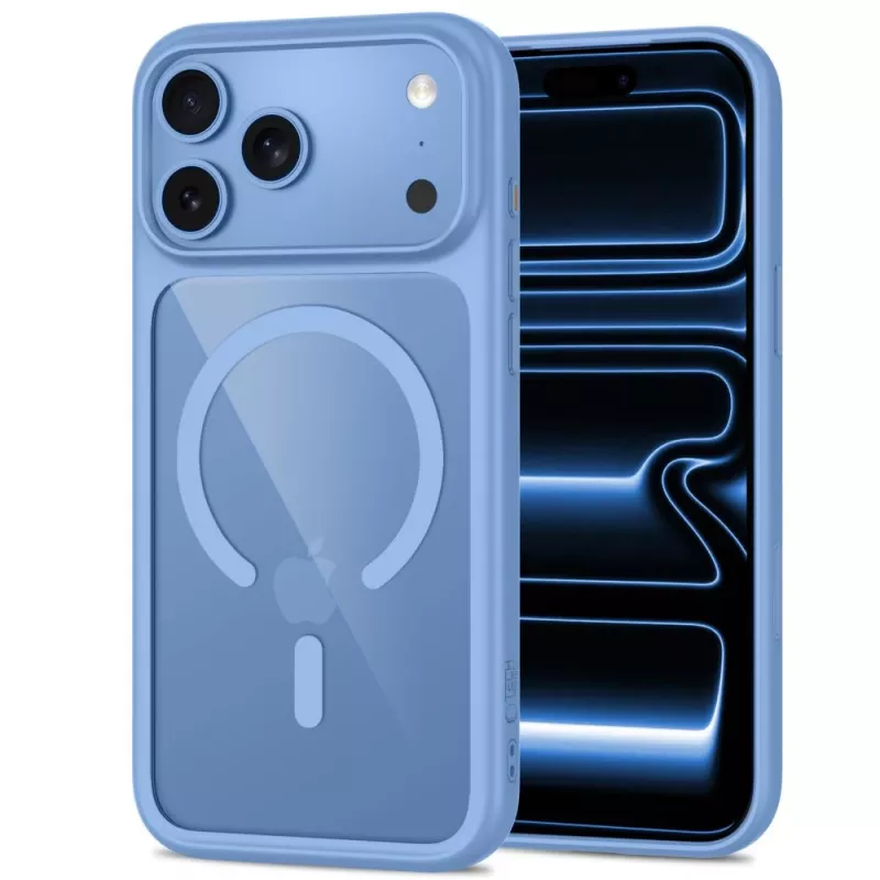 TECH-PROTECT MAGONE MAGSAFE CC + GLAS 2ER-PACK IPHONE 17 PRO / 18 PRO ΑΝΟΙΧΤΟ ΜΠΛΕ/ΔΙΑΦΑΝΕΣ