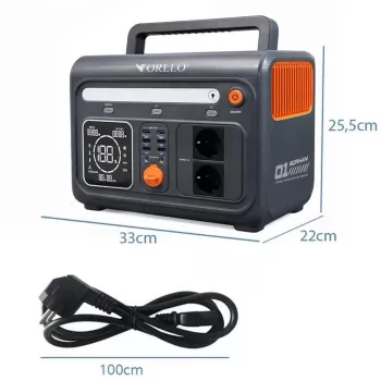 Φορητός σταθμός ενέργειας Orllo 1200W/1500W αποθήκευση ενέργειας LIFEPO4 EVE