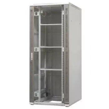 EMITER EM/SH05D-8042 Ελεύθερο ερμάριο server 42U 800x1000x1980mm πόρτα γυαλιού/χάλυβα μαύρη