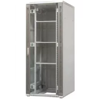 EMITER EM/SH05D-8042 Ελεύθερο ερμάριο server 42U 800x1000x1980mm πόρτα γυαλιού/χάλυβα μαύρη