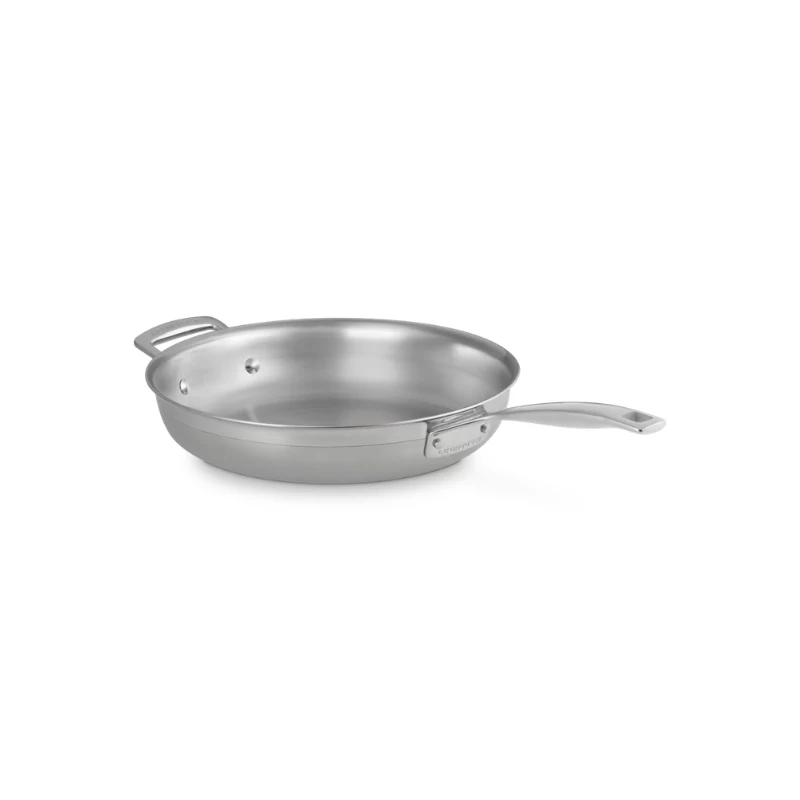 LE CREUSET Τηγάνι ανοξείδωτο 3 στρώσεων χωρίς επίστρωση Ø28cm