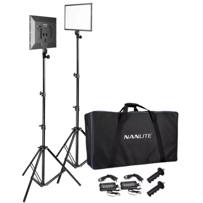 Nanlite LUMIPAD 25 2KIT Bi-Color Κιτ LED Panel με τρίποδα και τσάντα