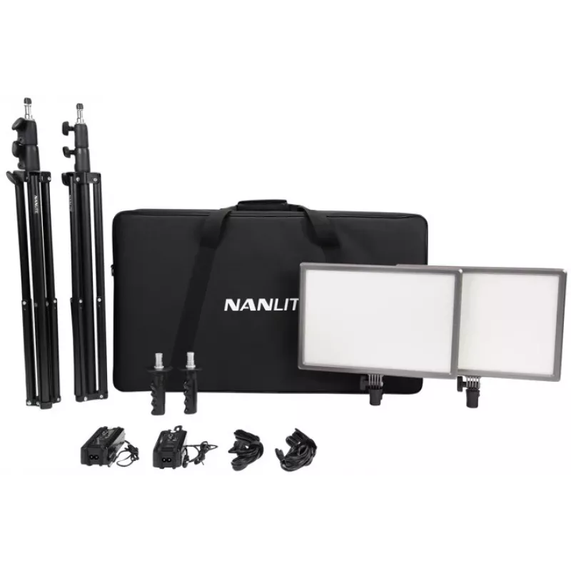 Nanlite LUMIPAD 25 2KIT Bi-Color Κιτ LED Panel με τρίποδα και τσάντα