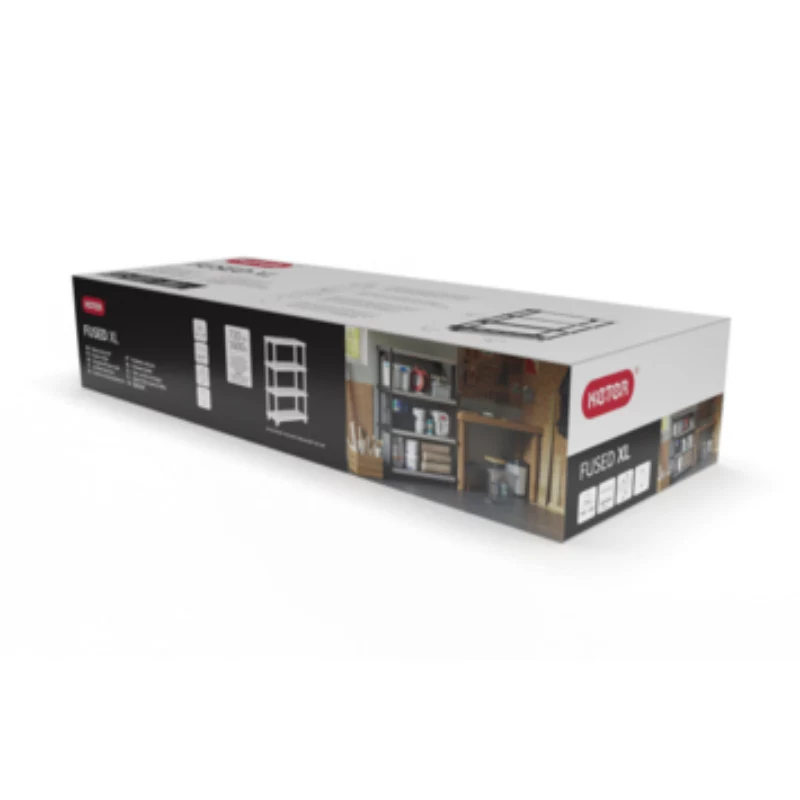 Ράφι 4 επιπέδων KETER Fused 122,1x45,7x152,4cm μαύρο