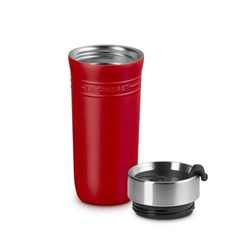 Θερμός ποτήρι LE CREUSET ON THE GO 350 ml κόκκινο