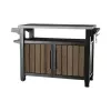 KETER Τραπέζι ψησταριάς Deco Unity XL 207L τόνος καρυδιάς