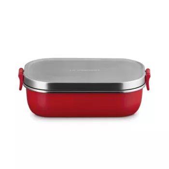 LE CREUSET Τάπερ φαγητού ON THE GO 900 ml κόκκινο