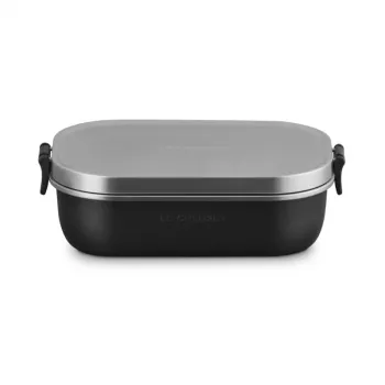 LE CREUSET Τάπερ φαγητού ON THE GO 900ml μαύρο ματ