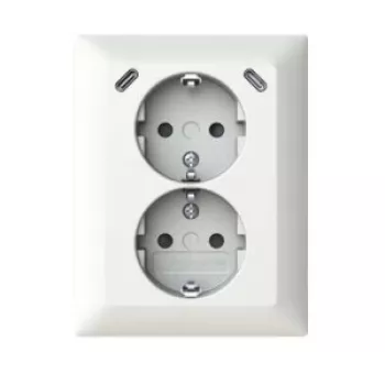 ABB 202EUJRB2USBC-914 Διπλή πρίζα USB Safety+ 2x USB C 2TKA00006018