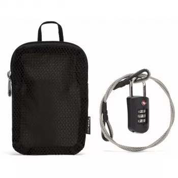 Pacsafe Prosafe 1000 Κλειδαριά με συνδυασμό και συρμάτινο καλώδιο
