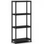 KETER Ράφι 4 επιπέδων Shelf 60 με 4 ράφια 60x30x135cm μαύρο