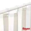 RAYEN Κουρτίνα μπάνιου 180x200cm λευκό/μπεζ, PEVA