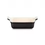 Le Creuset Ορθογώνιο Heritage Stoneware 19x14cm / 1,1L μαύρο