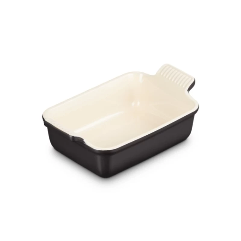 Le Creuset Ορθογώνιο Heritage Stoneware 19x14cm / 1,1L μαύρο