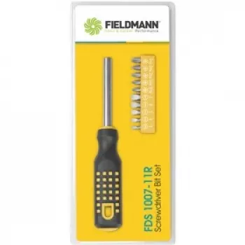 FIELDMANN FDS 1007-11R Σετ 12 τεμ. κατσαβιδιών-μυτών με εργονομική λαβή, μύτες από χάλυβα χρωμίου-βαναδίου, μαγνητικός υποδοχέας, ίσιο/σταυρωτό/Pozi/Torx