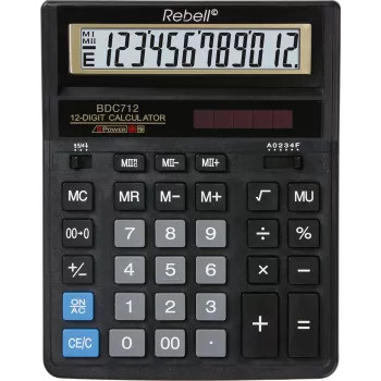 Επιτραπέζια αριθμομηχανή Rebell BDC712GL